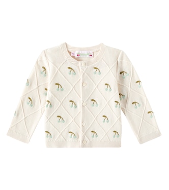 Baby Fayana embroidered cotton cardigan | Bonpoint