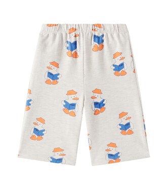 Baby printed cotton-blend straight pants | Tinycottons