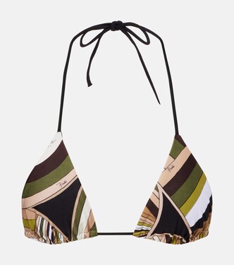 Printed bikini top | Pucci