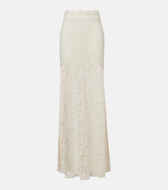 Juniper semi-sheer lace maxi skirt | Alexandra Miro