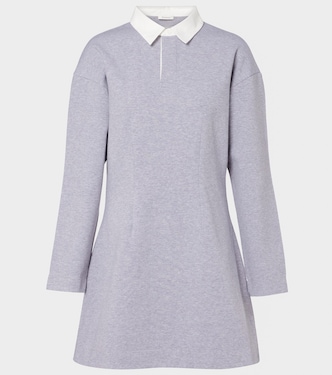 Cotton-blend jersey polo dress | JW Anderson