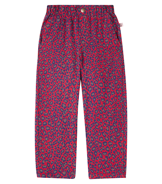 Paola animal-printed cotton pants | Cozmo
