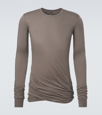 Draped cotton jersey top | Rick Owens