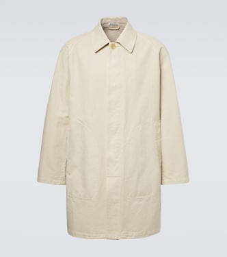 Cotton twill coat  | Auralee