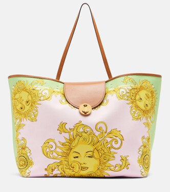 Large printed canvas tote bag | Versace