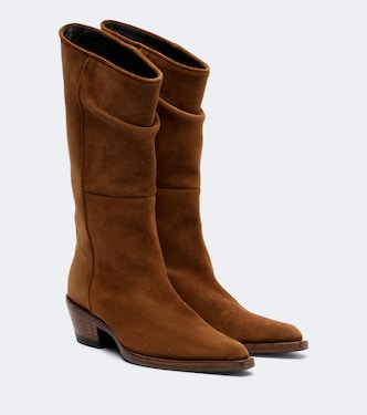 Clive suede mid-calf boots | Khaite