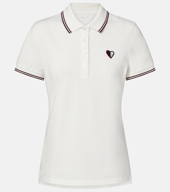Cotton-blend piqué polo shirt | Tory Burch