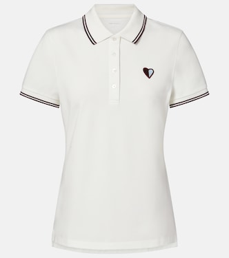 Cotton-blend piqué polo shirt | Tory Burch