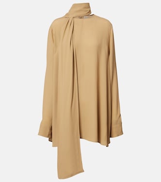 Scarf-detail blouse | Toteme