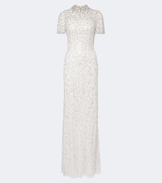 Orchid embellished gown | Jenny Packham