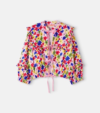 Floral cotton jacket | Fábula