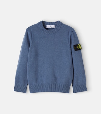 Compass wool and cashmere-blend sweater | Stone Island Junior