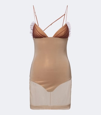 Sheer tulle minidress | Nensi Dojaka