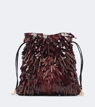 Dustbag embellished pouch | La DoubleJ