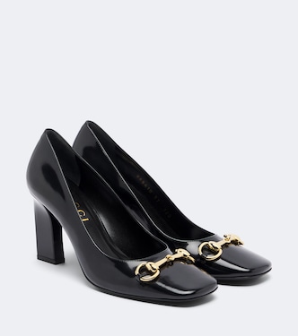 Signora Horsebit leather pumps | Gucci