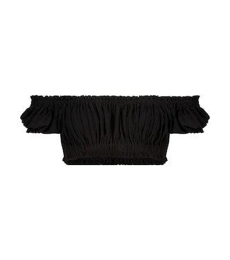 Jose stretch-jersey crop top | Norma Kamali
