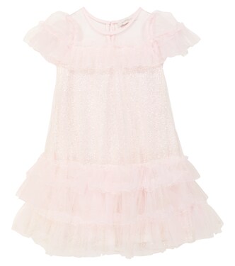 Embellished tulle dress | Monnalisa