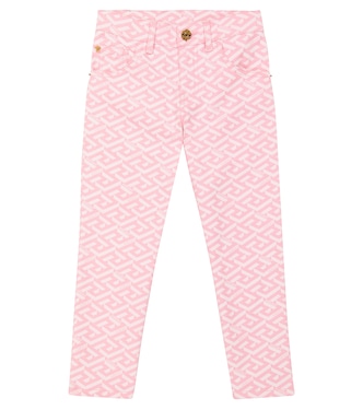 La Greca printed jeans | Versace Kids