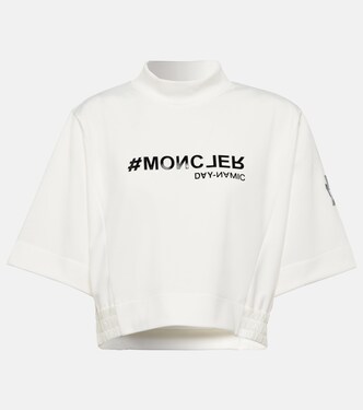 Printed cropped T-shirt | Moncler Grenoble
