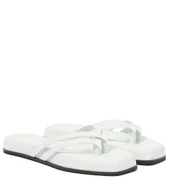 Leather thong sandals | Christopher Esber