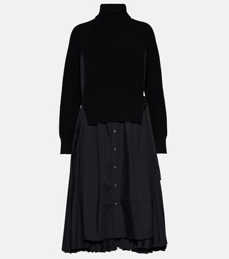 Turtleneck midi dress | Sacai