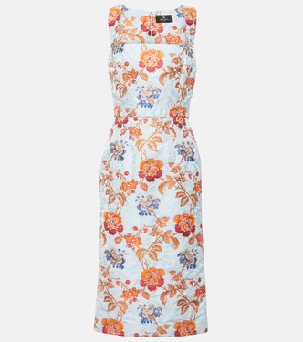 Abito midi in jacquard floreale | Etro