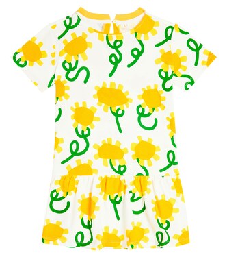 Floral cotton jersey dress | Stella McCartney Kids