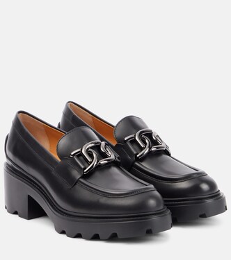 Leather loafer pumps | Tod's