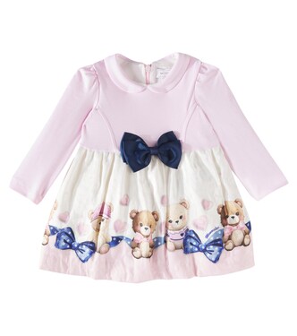 Baby printed ruffled dress | Monnalisa