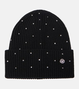 Embellished wool beanie | Versace