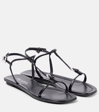 Leather sandals | Prada