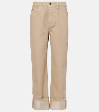 Mid-rise straight jeans | Brunello Cucinelli