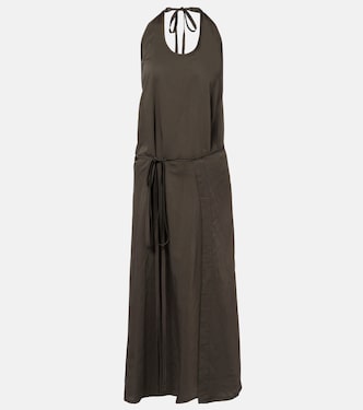 Apron gathered midi dress | Lemaire