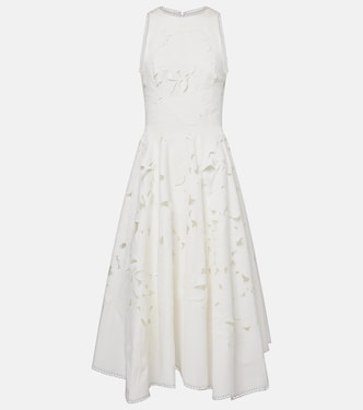 Arianne floral lace midi dress  | Costarellos