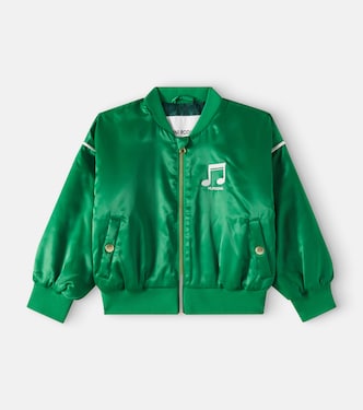 Veste teddy Note en satin | Mini Rodini