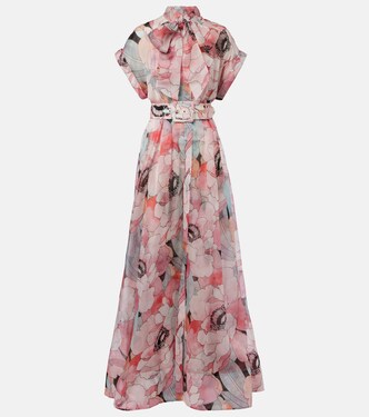 Robe longue Bridal Bouquet en organza de à fleurs | Rebecca Vallance