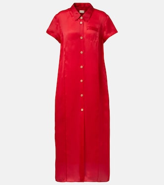 Effy silk and cotton organza maxi dress | Khaite