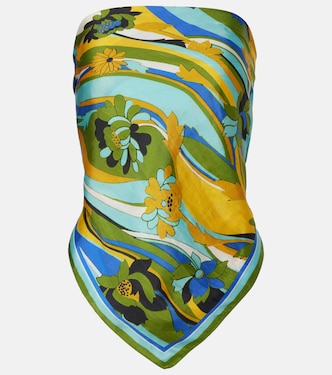 Floral silk scarf | Christopher Esber