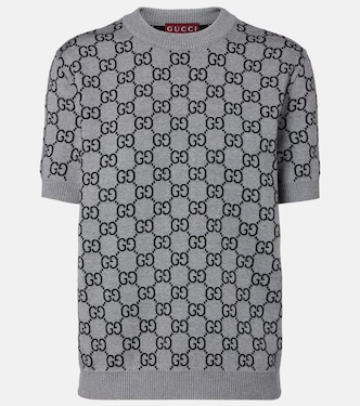GG reversible wool-blend top | Gucci
