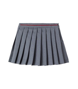 Pleated wool skirt | Gucci Kids