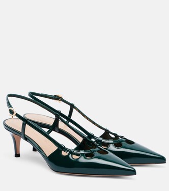 Eloise 55 leather slingback pumps | Gianvito Rossi