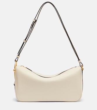 Half Horsebit Medium leather shoulder bag | Gucci
