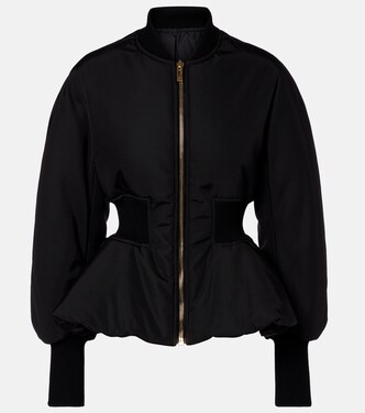 Peplum bomber jacket | Alaïa