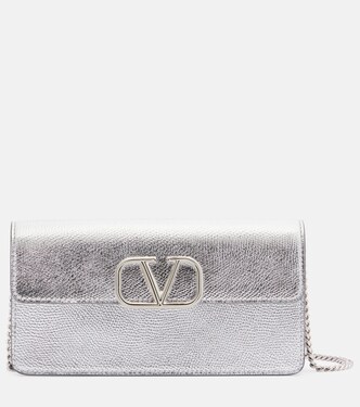 Bolso cruzado Mini de piel con VLogo | Valentino Garavani