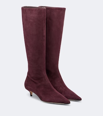 Amis suede knee-high boots | Jimmy Choo