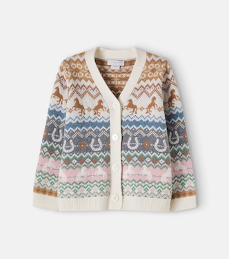 Cotton and wool cardigan | Stella McCartney Kids