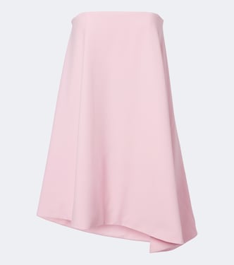 Virgin wool bustier minidress | Jil Sander