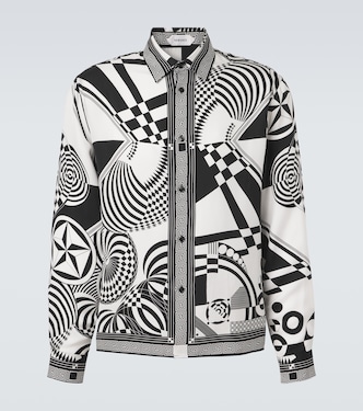 Hemd aus Seiden-Twill | Versace