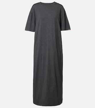Robe longue N°321 Kris en coton et cachemire | Extreme Cashmere