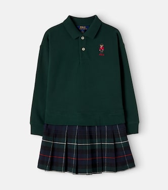 Vestido Polo Bear en mezcla de algodón | Polo Ralph Lauren Kids